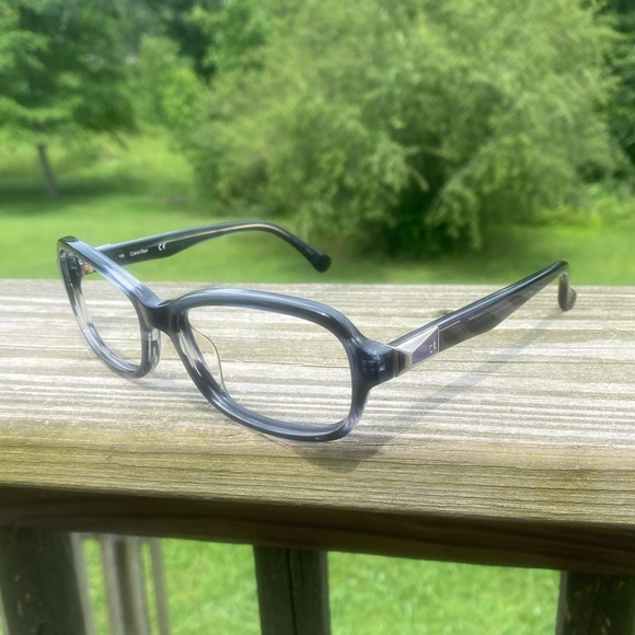 Calvin Klein Frames for sunglasses dark translucent blue 56[]16 135 - Picture 3 of 11